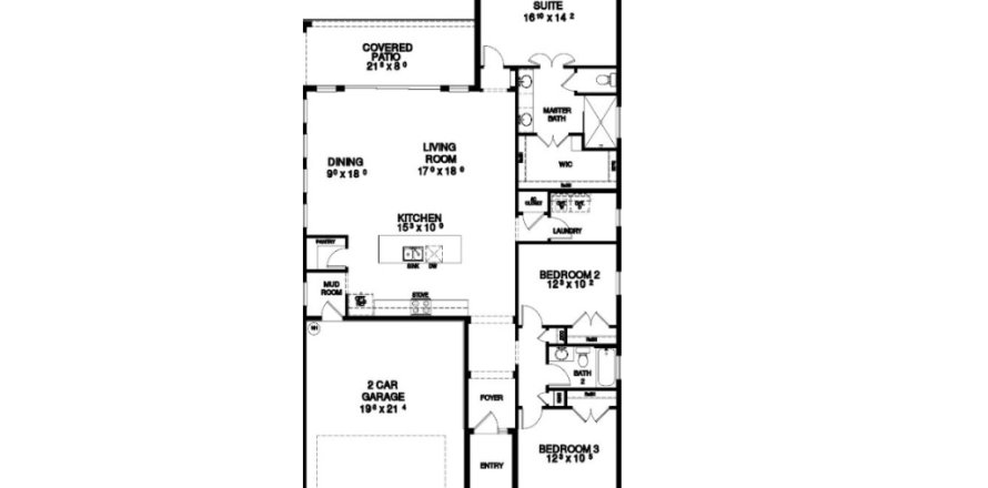 House in Tamaya in Jacksonville, Florida 3 bedrooms, 196 sq.m. № 486491