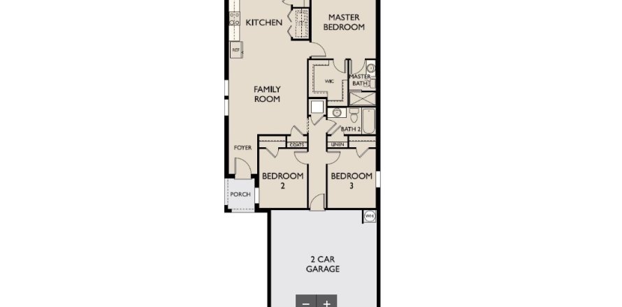 Casa en Clinton Corner by Starlight Homes en Dade City, Florida 3 dormitorios, 111 m2 № 414918