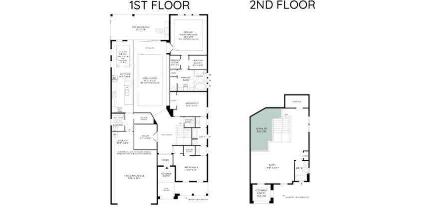 Property floor plan «328SQM CARVER ELITE ISLAND COLONIAL», 3 bedrooms in THE ISLES AT LAKEWOOD RANCH