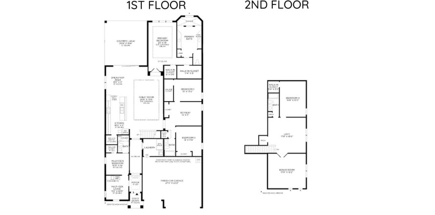 Property floor plan «353SQM ATHENA ELITE ISLAND COLONIAL», 4 bedrooms in THE ISLES AT LAKEWOOD RANCH