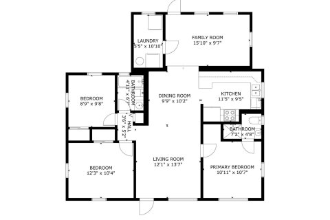 Casa en venta en Fort Lauderdale, Florida, 3 dormitorios, 97.36 m2 № 1097441 - foto 1