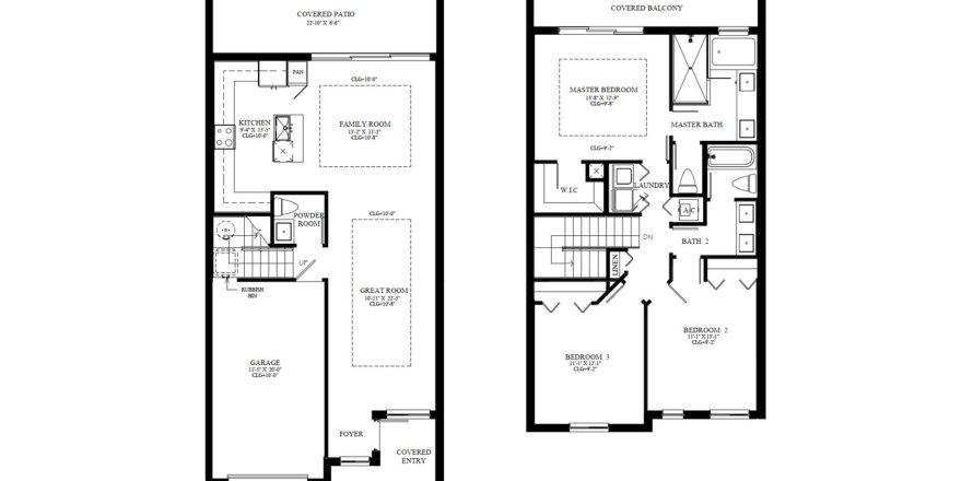 House floor plan «206SQM THE ADELINE», 3 bedrooms in GREYSON HOMES