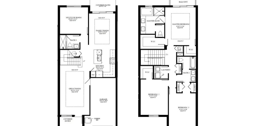 House floor plan «218SQM THE CHLOE», 3 bedrooms in SABBIA BEACH