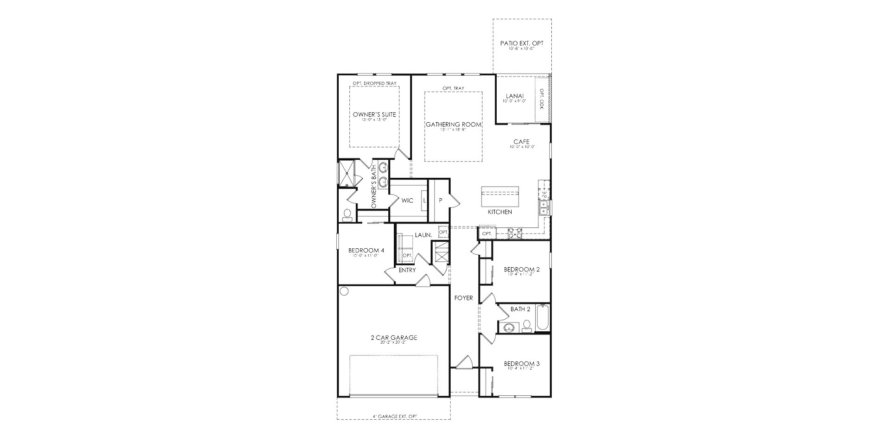Floor plan «164SQM», 4 bedrooms in BRADLEY POND