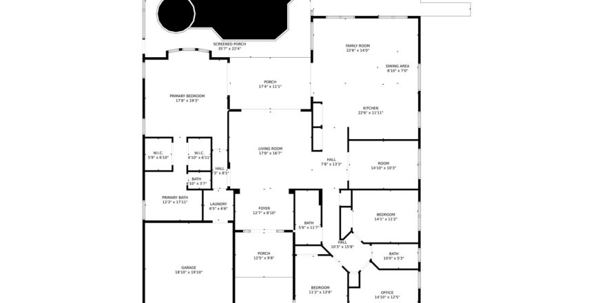 House in Davie, Florida 4 bedrooms, 308.81 sq.m. № 1011619