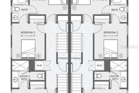 Adosado en venta en Tampa, Florida, 3 dormitorios, 139.35 m2 № 1379180 - foto 26