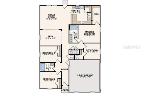 Casa en venta en Port Charlotte, Florida, 3 dormitorios, 153.29 m2 № 531095 - foto 2