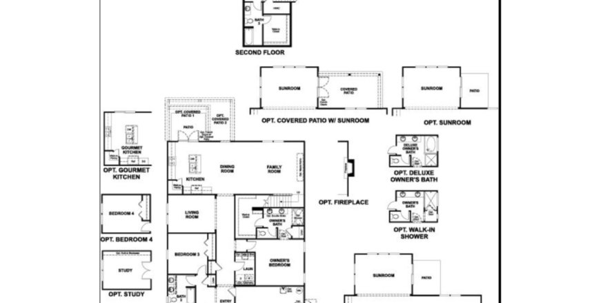 House floor plan «House», 4 bedrooms in Seasons at Marietta Cove