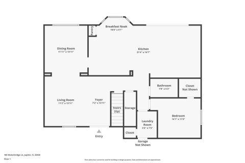 Купить виллу или дом в Юпитер, Флорида 4 спальни, 227.05м2, № 1189749 - фото 14