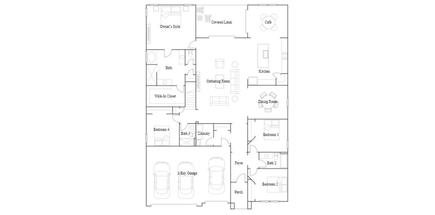 Townhouse floor plan «247SQM MEDALLION», 4 bedrooms in SILVER LANDING