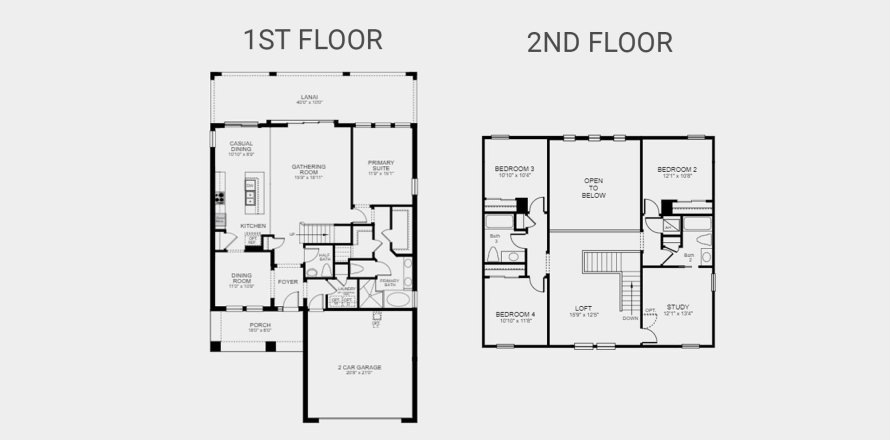 House floor plan «242SQM BONAIRE», 4 bedrooms in SILVER RIDGE