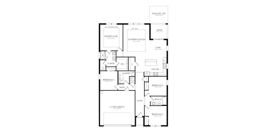 Floor plan «171SQM», 4 bedrooms in RIVER RUN PRESERVE