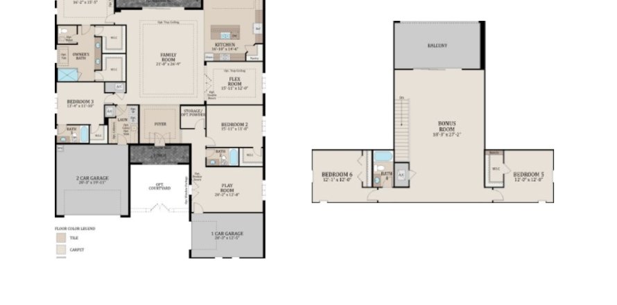 Casa en Serengeti by Biscayne Homes en Spring Hill, Florida 5 dormitorios, 397 m2 № 521479