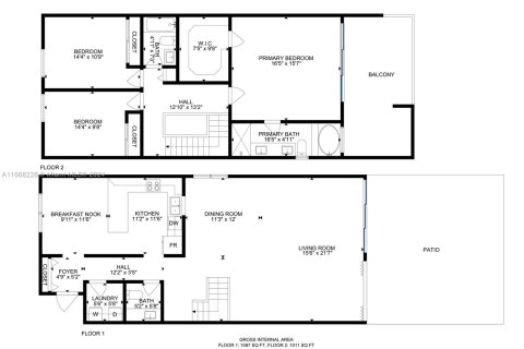 Townhouse in Hallandale Beach, Florida 3 bedrooms, 183.2 sq.m. № 1385867 - photo 4