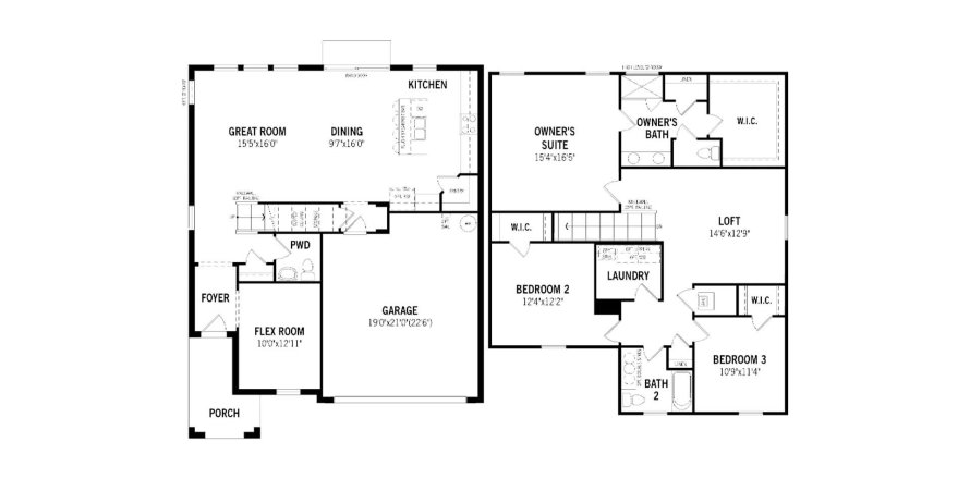 House floor plan «216SQM REDWOOD», 3 bedrooms in WATERBROOKE