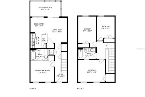 Townhouse in Kissimmee, Florida 4 bedrooms, 130.06 sq.m. № 1354728 - photo 26