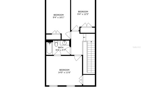 Купить таунхаус в Киссимми, Флорида 4 комнаты, 130.06м2, № 1354728 - фото 27