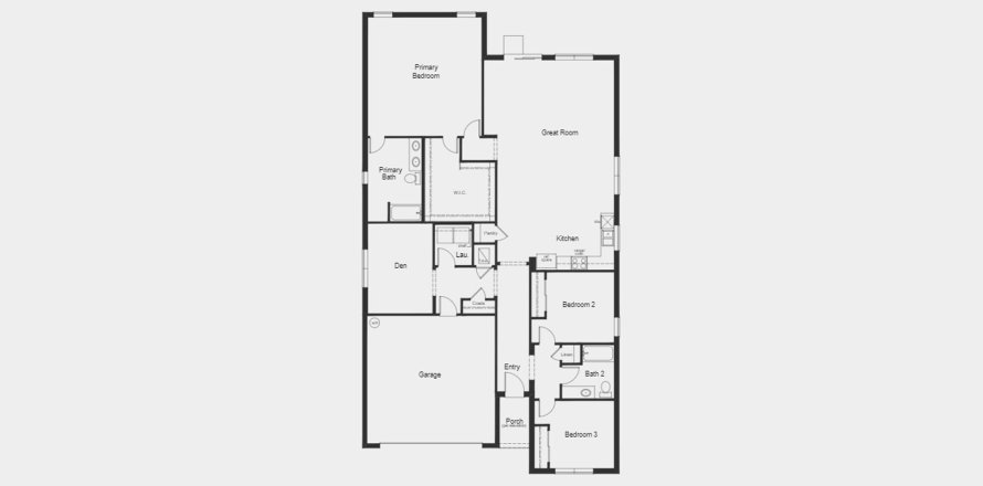 Townhouse floor plan «201SQM», 3 bedrooms in DEER RUN
