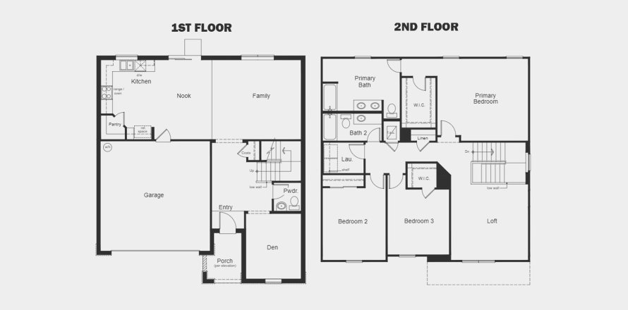 Townhouse floor plan «216SQM», 3 bedrooms in DEER RUN