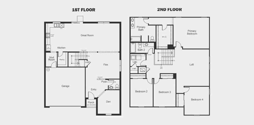 Townhouse floor plan «280SQM», 4 bedrooms in DEER RUN