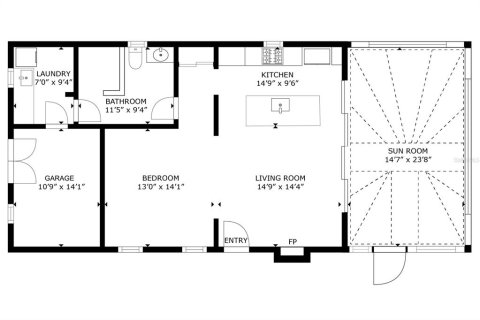 Casa en venta en Arcadia, Florida, 1 dormitorio, 80.36 m2 № 1384739 - foto 27