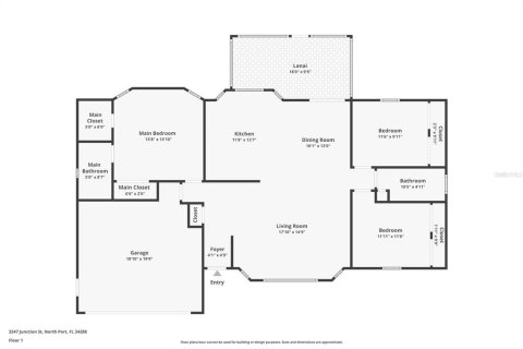 Casa en venta en North Port, Florida, 3 dormitorios, 131.92 m2 № 1134227 - foto 2