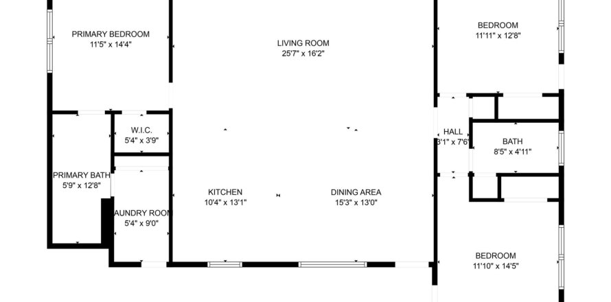 House in Oakland Park, Florida 3 bedrooms, 149.39 sq.m. № 1129212