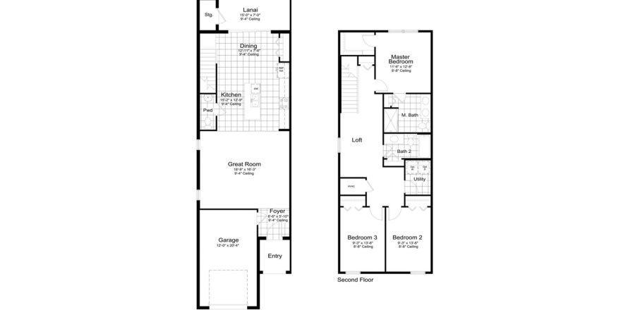 Townhouse floor plan «166SQM MORGAN», 3 bedrooms in RIVERFIELD