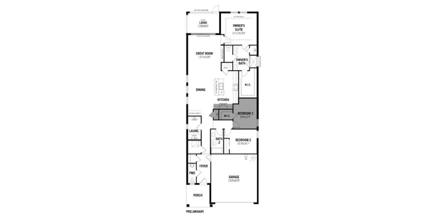 House floor plan «166SQM PELICAN», 3 bedrooms in TRIPLE CREEK