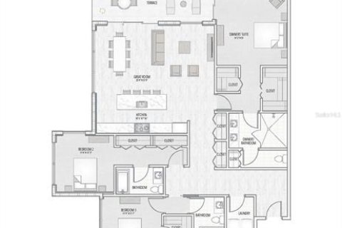 Condominio en venta en Tampa, Florida, 3 dormitorios, 182.18 m2 № 221630 - foto 2