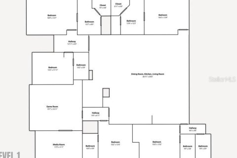 House in Orlando, Florida 15 bedrooms, 581.48 sq.m. № 1424496 - photo 5