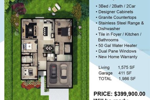 Casa en venta en North Port, Florida, 3 dormitorios, 146.32 m2 № 218149 - foto 2