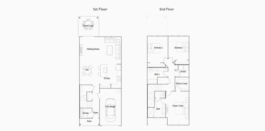 Townhouse floor plan «163SQM WINDLEY», 3 bedrooms in BEACHWALK