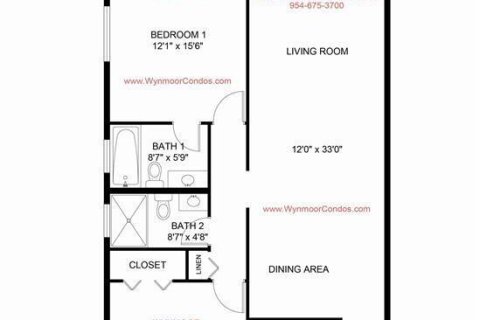 Condominio en venta en Coconut Creek, Florida, 2 dormitorios, 119.94 m2 № 722552 - foto 1