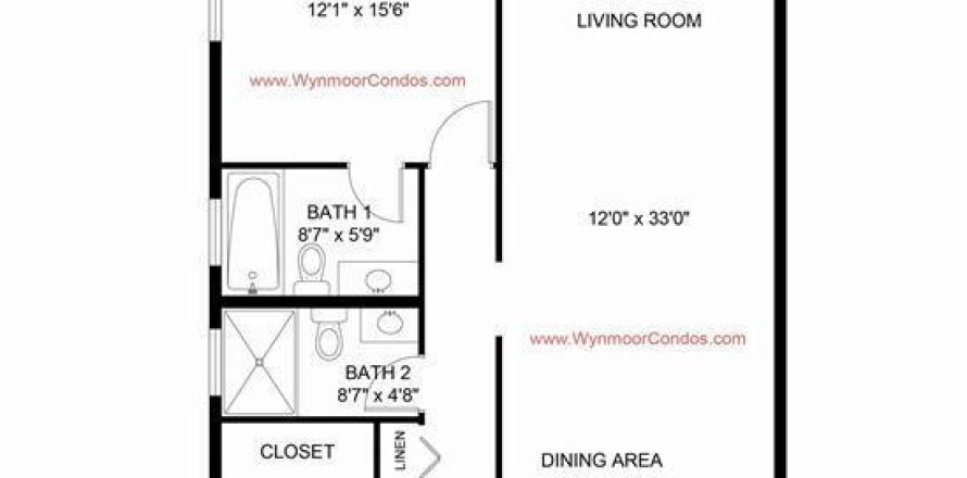 Condominio en Coconut Creek, Florida, 2 dormitorios  № 722552