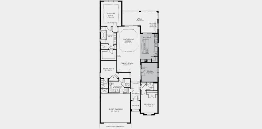 Townhouse floor plan «211SQM LAZIO», 3 bedrooms in ESPLANADE AT ARTISAN LAKES