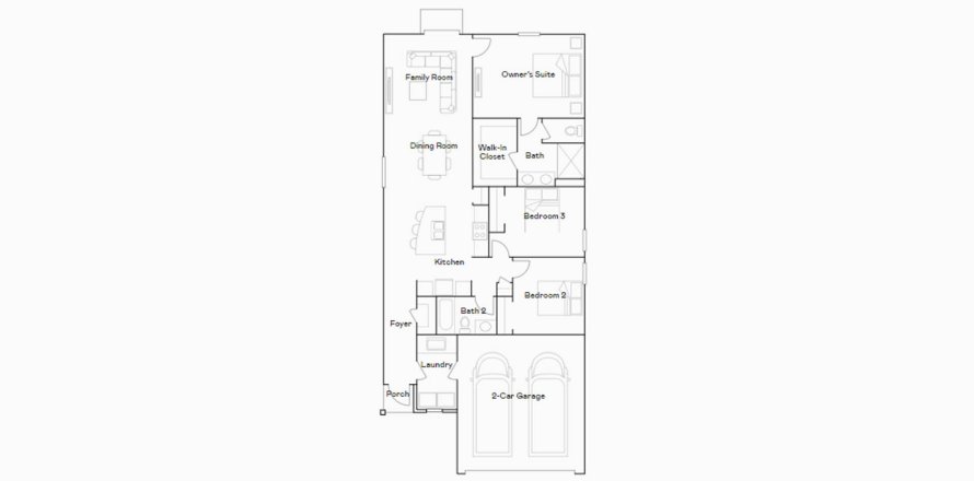 Планировка виллы или дома «135SQM ANNAPOLIS» 3 спальни в ЖК EPPERSON