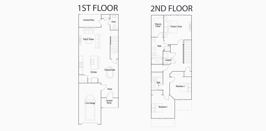 Townhouse floor plan «148SQM ALLEGIANCE», 3 bedrooms in EPPERSON