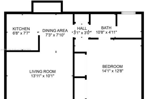 Apartamento en alquiler en Miami, Florida, 1 dormitorio, 65.03 m2 № 1370434 - foto 8