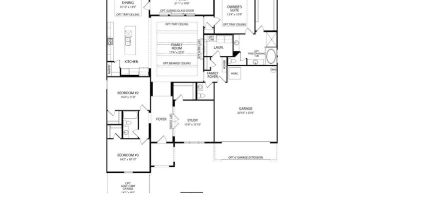 House floor plan «House», 3 bedrooms in TrailMark 70's and 80's