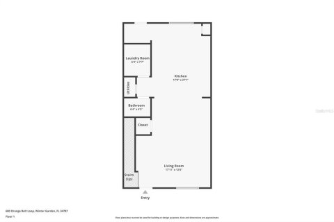 Townhouse in Winter Garden, Florida 3 bedrooms, 156.82 sq.m. № 1289467 - photo 24