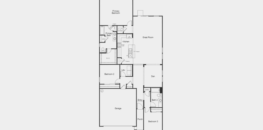 Townhouse floor plan «176SQM», 3 bedrooms in WHITEVIEW VILLAGE