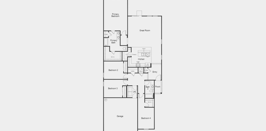 Townhouse floor plan «187SQM», 4 bedrooms in WHITEVIEW VILLAGE