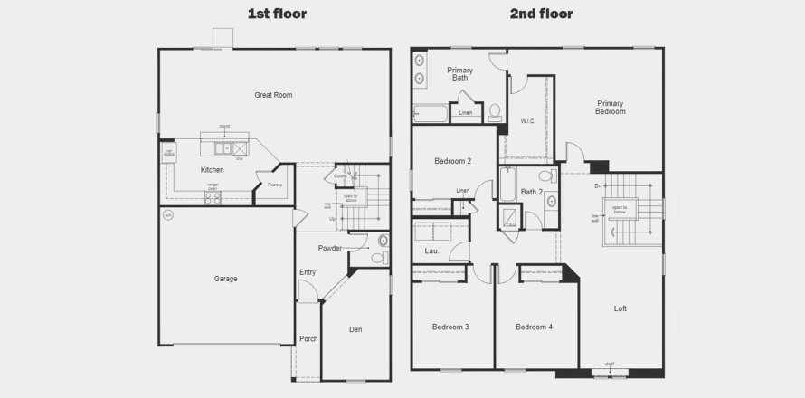 Townhouse floor plan «246SQM», 4 bedrooms in WHITEVIEW VILLAGE
