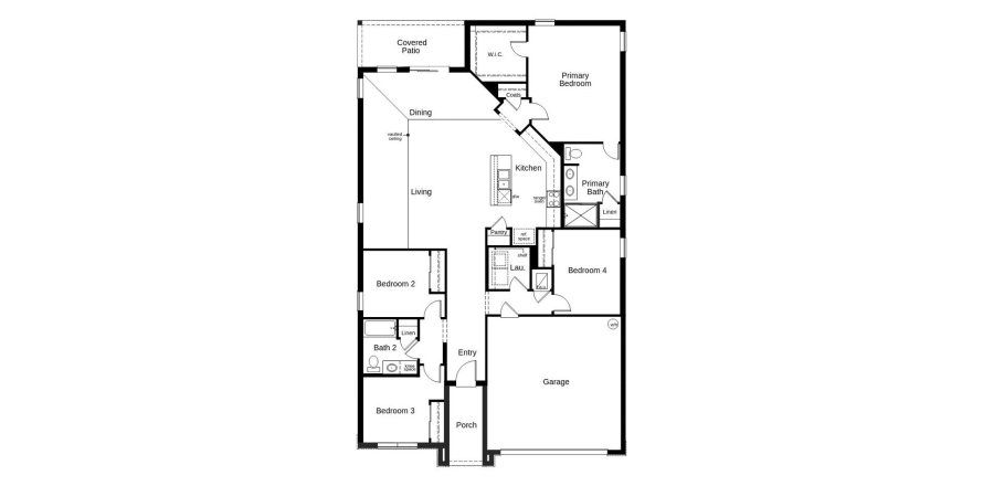 Townhouse floor plan «185SQM 153», 4 bedrooms in SUMMERLIN GROVES