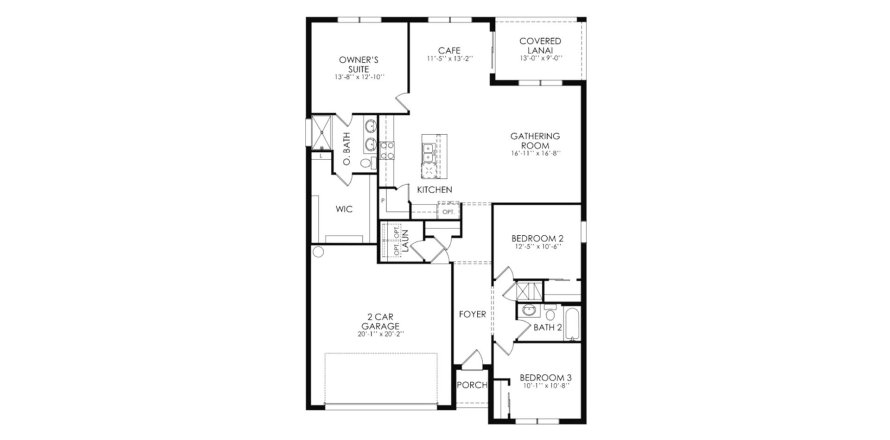 Floor plan «154SQM», 3 bedrooms in NORTH PARK ISLE