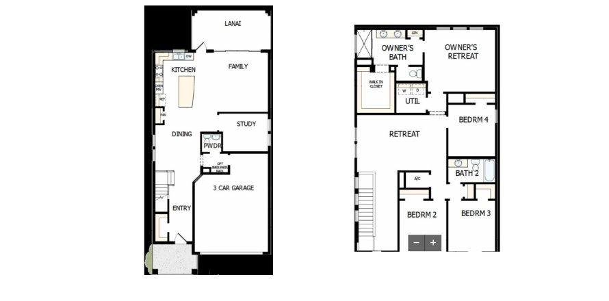 Casa en Waterset Garden Series en Apollo Beach, Florida 3 habitaciones, 218 m2 № 390590