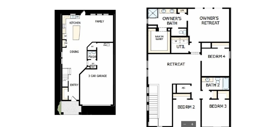 House floor plan «House», 4 rooms in Waterset Garden Series