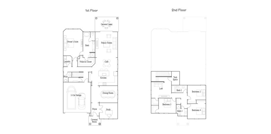 Townhouse floor plan «279SQM ERMONT», 4 bedrooms in SILVER LANDING