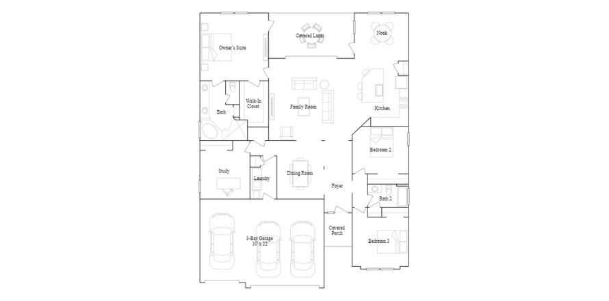 Townhouse floor plan «211SQM PRINCETON», 3 bedrooms in SILVER LANDING